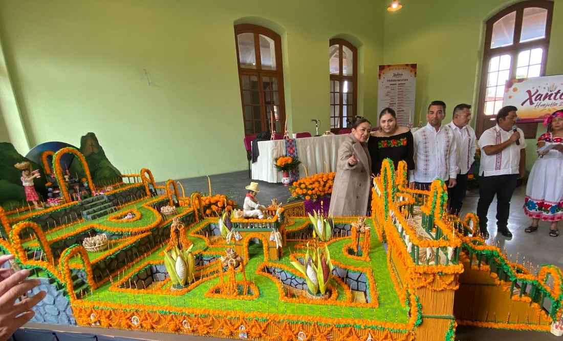 ¡Huejutla se prepara para el Xantolo 2025! Foto: Luis Soriano