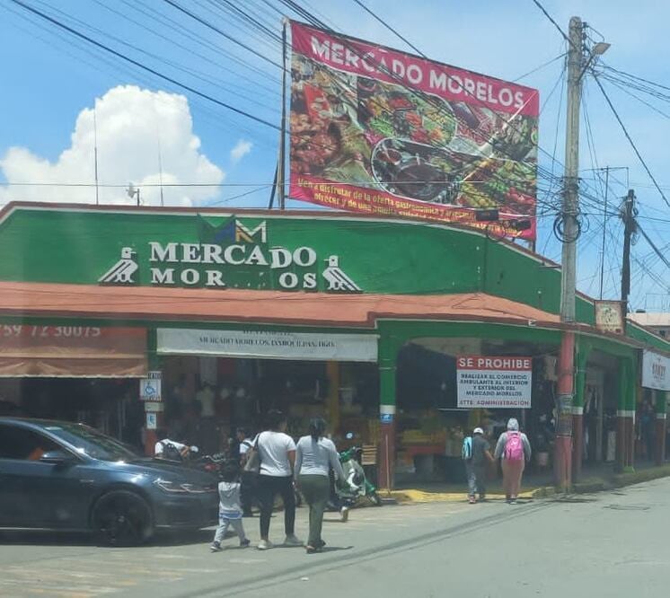 Mercado Morelos en Ixmiquilpan I Foto: Especial