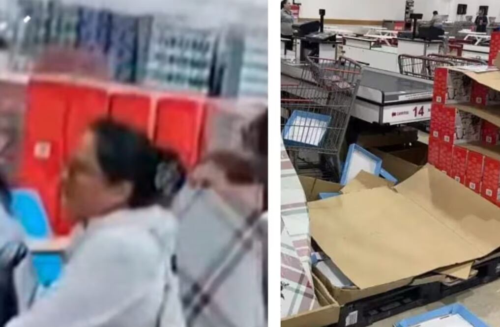 Pelea en la tienda Costco de Mérida por compra de productos navideños (08/10/2025). Foto: Especial