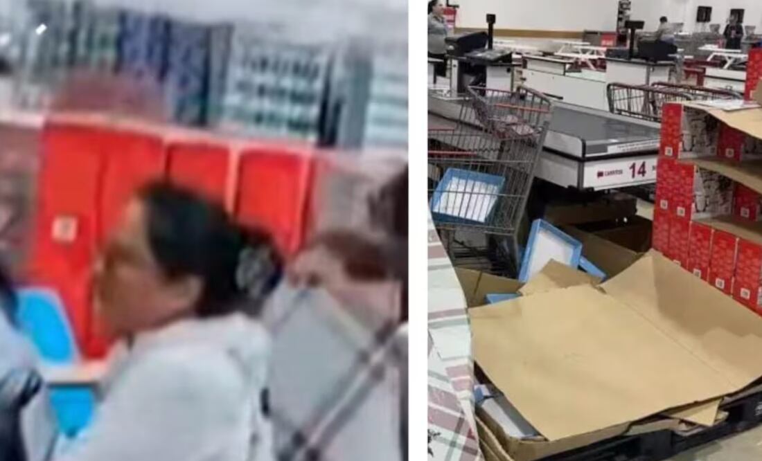 Pelea en la tienda Costco de Mérida por compra de productos navideños (08/10/2025). Foto: Especial