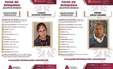 Buscan a dos adultos mayores desaparecidos en Tianguistengo tras las lluvias de octubre