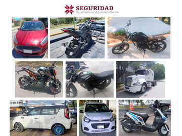 SSPH recupera más de mil 400 vehículos robados o con alteraciones en Hidalgo