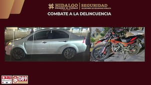 Cae presunta banda dedicada al robo de motocicletas en Pachuca; hay tres detenidos
