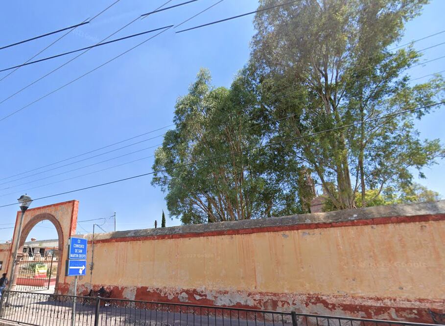 El ex convento de San Martín cuenta con la fecha 1576 en una pintura del edificio | Foto: Google Maps