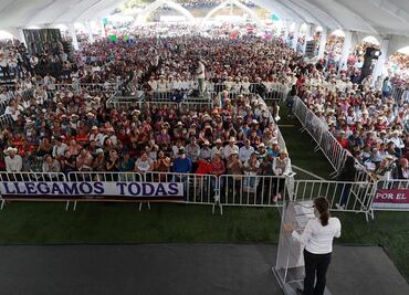 Claudia Sheinbaum asegura que México será el país más democrático del mundo porque por primera vez todo el poder judicial será elegido por el pueblo