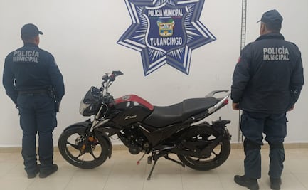 Noche de aseguramientos en Tulancingo; dos detenidos y motos robadas recuperadas