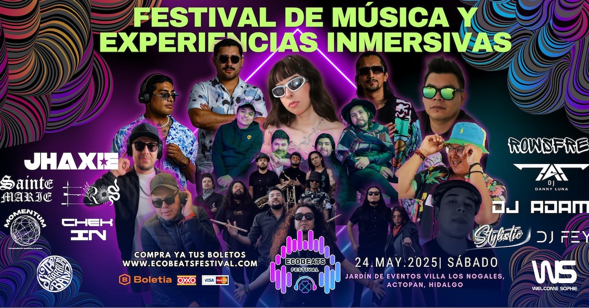 Actopan se prepara para vibrar con la primera edición del Ecobeats Festival, una fusión de música, naturaleza y conciencia ecológica | Facebook: Ecobeats Festival