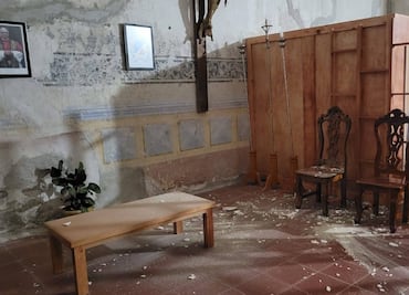 Filtraciones en el convento agustino de Metztitlán generan alerta de riesgo estructural