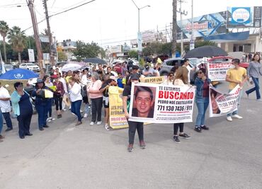 Familiares de desaparecidos en Tula marchan por la ciudad; acusan más de 20 desapariciones