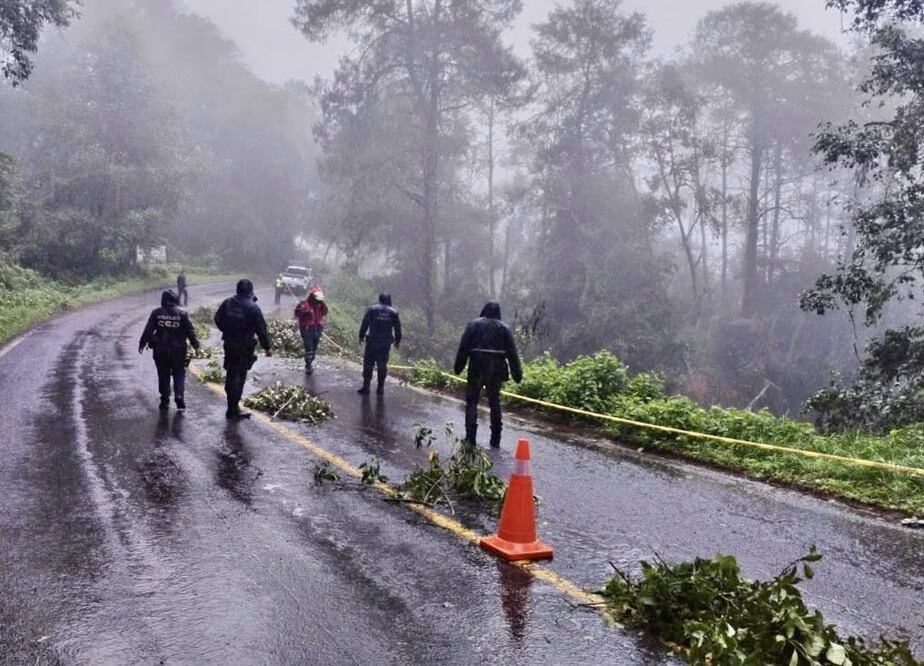 Lluvias en Hidalgo provocan deslaves y bloqueos en varias carreteras | Foto: especial
