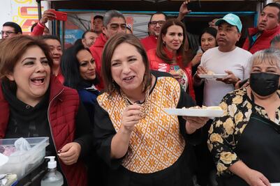 Xóchitl Gálvez visita Hidalgo; se registra baja asistencia