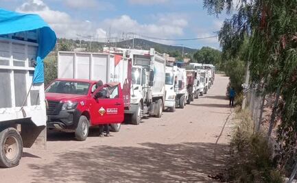 Ejidatarios bloquean relleno sanitario de El Huixmí por falta de pago