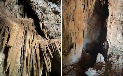 Descubren caverna con formaciones naturales en Tlanchinol; pobladores cierran acceso tras daños