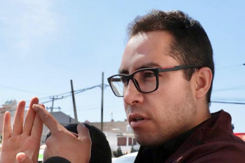 Jorge Reyes Hernández en el primer lugar como aspirante a la Presidencia Municipal de Pachuca, abanderado por la alianza que encabeza Morena. Al menos son 38 puntos de diferencia con su más cercano competidor. Foto: Luis Soriano
