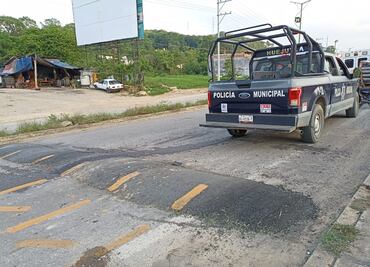 En la México-Tampico colocan topes sin señalamiento y provocan accidente