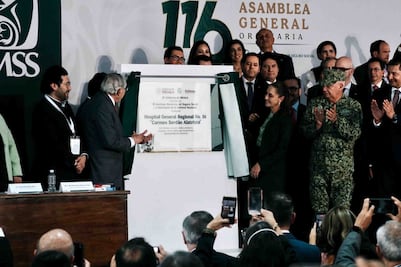 Sheinbaum destaca al IMSS como institución emblemática y llama a fortalecer su vocación de servicio