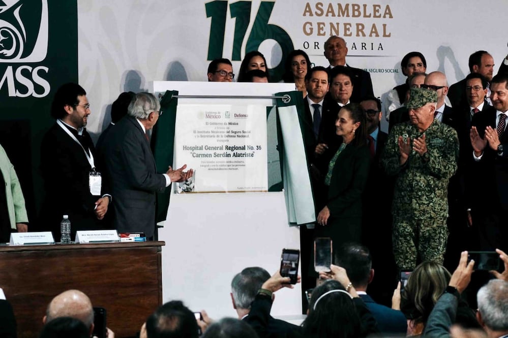Aspectos de la inauguración del Hospital San Alejandro con la presencia de la presidenta de México, Claudia Sheinbaum. Foto: Agencia EL UNIVERSAL/Omar Contreras/SEFC