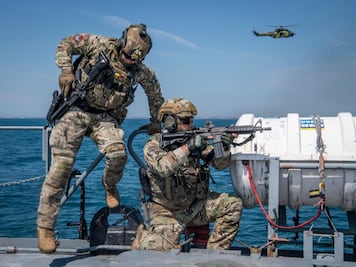 Navy SEAL's llegan a Hidalgo, con armamento y equipo militar