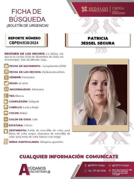 Ficha de búsqueda: Patricia Jessel Segura