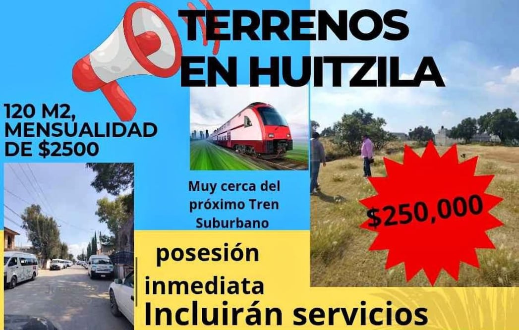 Autoridades municipales y del Instituto Municipal de Desarrollo Urbano y Vivienda (IMDUyV) emitieron una alerta a la población ante la presunta venta irregular de terrenos en la localidad de Huitzila I Foto: Especial
