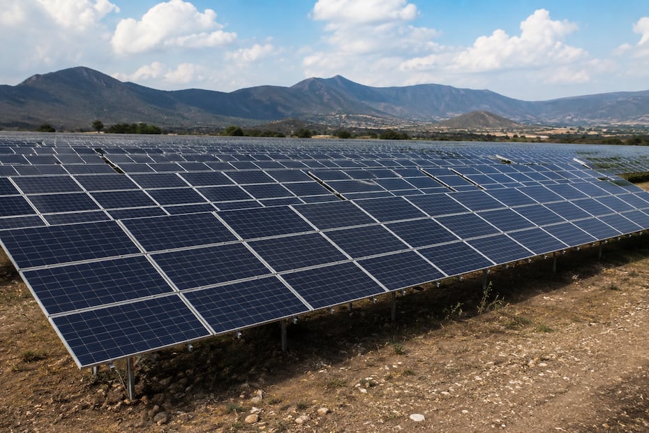El parque fotovoltaico proyectado en Tecozautla aún no puede concretarse | Imagen generada con IA
