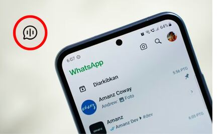Qué significa la burbuja que aparece en los grupos de WhatsApp 