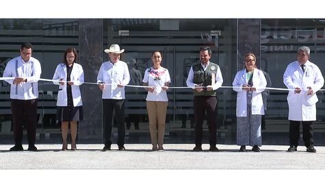  Sheinbaum inaugura Hospital General de Zona del IMSS