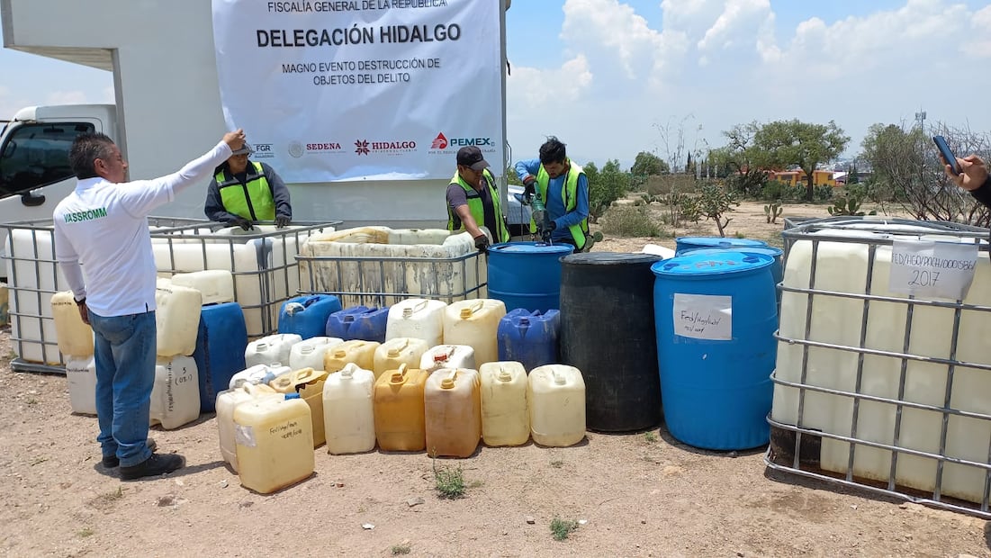 FGR lleva 10 sentencias condenatorias por robo de hidrocarburos en Hidalgo | Foto: Especial