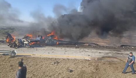 Arde tráiler tras choque carretero en Arco Norte