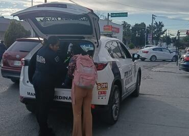 Policía municipal rescata a menor presuntamente víctima de violencia familiar en Tula