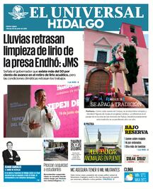 Portada El Universal Hidalgo 20/06/25