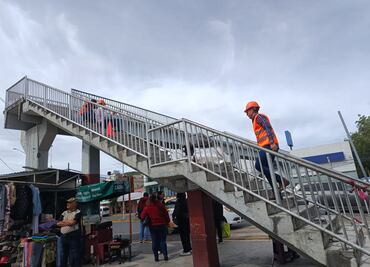 Evalúan riesgo estructural del puente de avenida Madero en Pachuca
