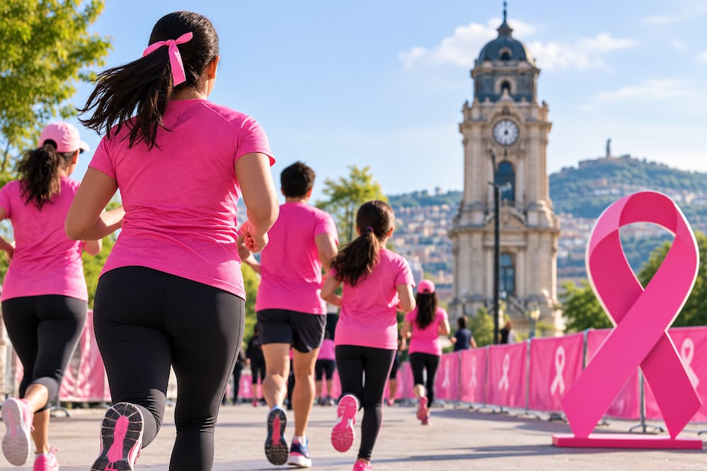 ¡Pachuca correrá por la prevención! Imagen generada con IA