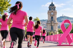 Pachuca se pinta de rosa con carrera de 5K contra el cáncer de mama