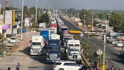 Continúa el bloqueo carretero en la México-Laredo; alcalde de San Salvador se mantiene retenido por pobladores 