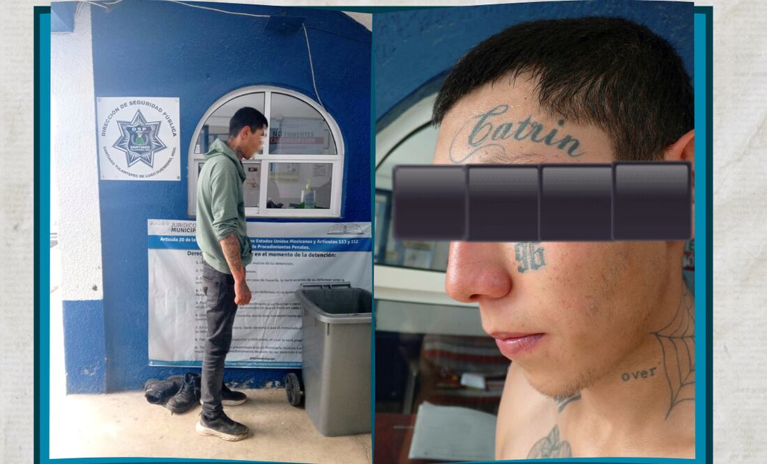 Dos personas del sexo masculino, en flagrancia, fueron detenidos por el robo de celulares en el jardín Carrillo Puerto del municipio de Santiago Tulantepec.