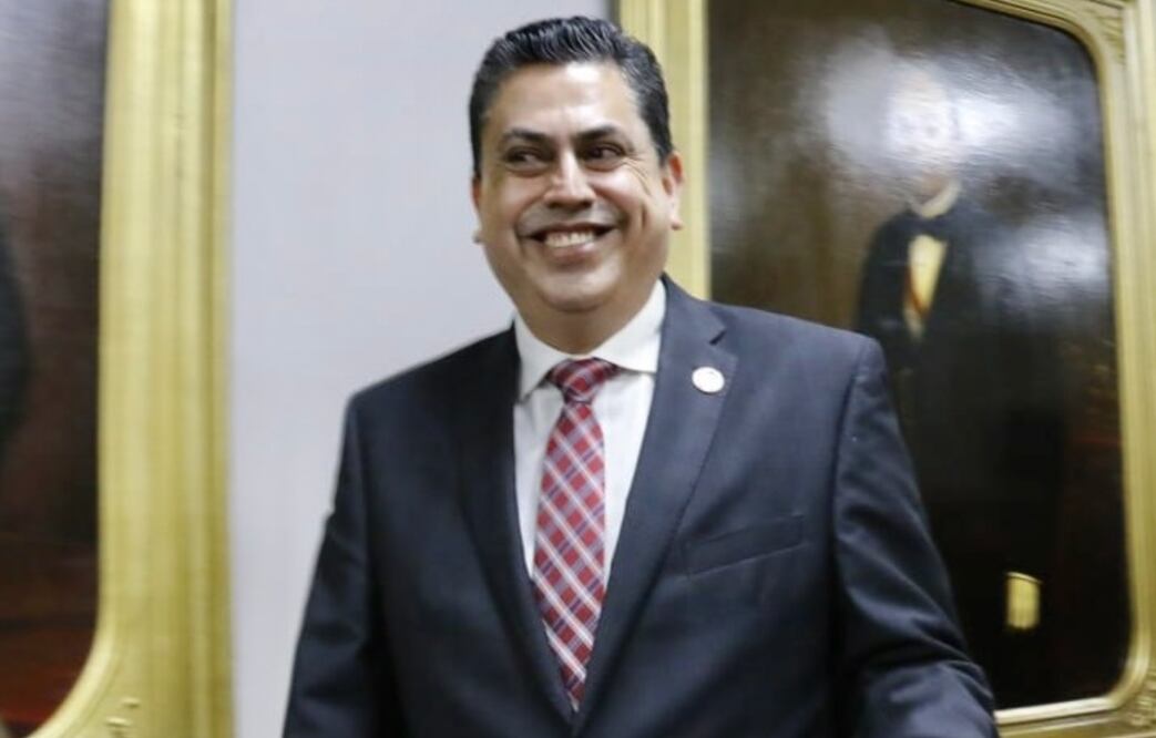 Jesús Osiris Leines Medécigo, presidente de la Junta de Gobierno del Congreso de Hidalgo Foto: Luis Soriano