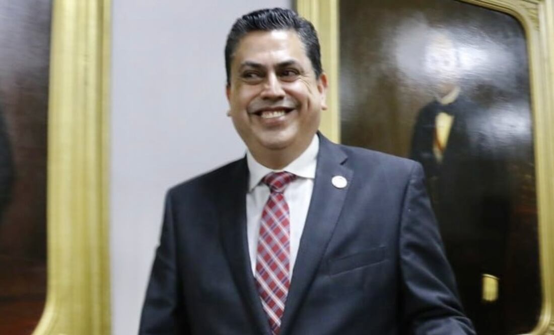 Jesús Osiris Leines Medécigo, presidente de la Junta de Gobierno del Congreso de Hidalgo Foto: Luis Soriano