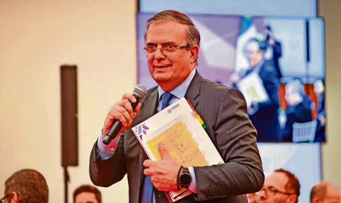 Ebrard valoró la oportunidad que tenía México, principal exportador a Estados Unidos, con el decrecimiento de China en este aspecto, y remarcó que el país ya era también el principal mercado para las exportaciones estadounidenses. Foto: Archivo/EL UNIVERSAL