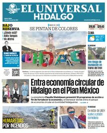 Portada El Universal Hidalgo 040425