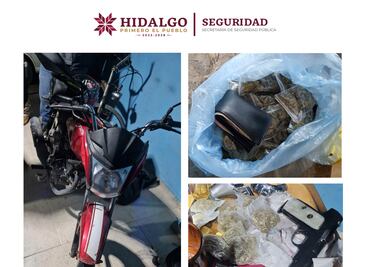 SSPH decomisa más de mil 500 dosis de droga y detiene a seis personas en Francisco I. Madero