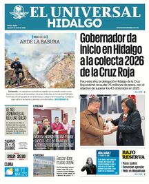 Portada El Universal Hidalgo 9/4/26