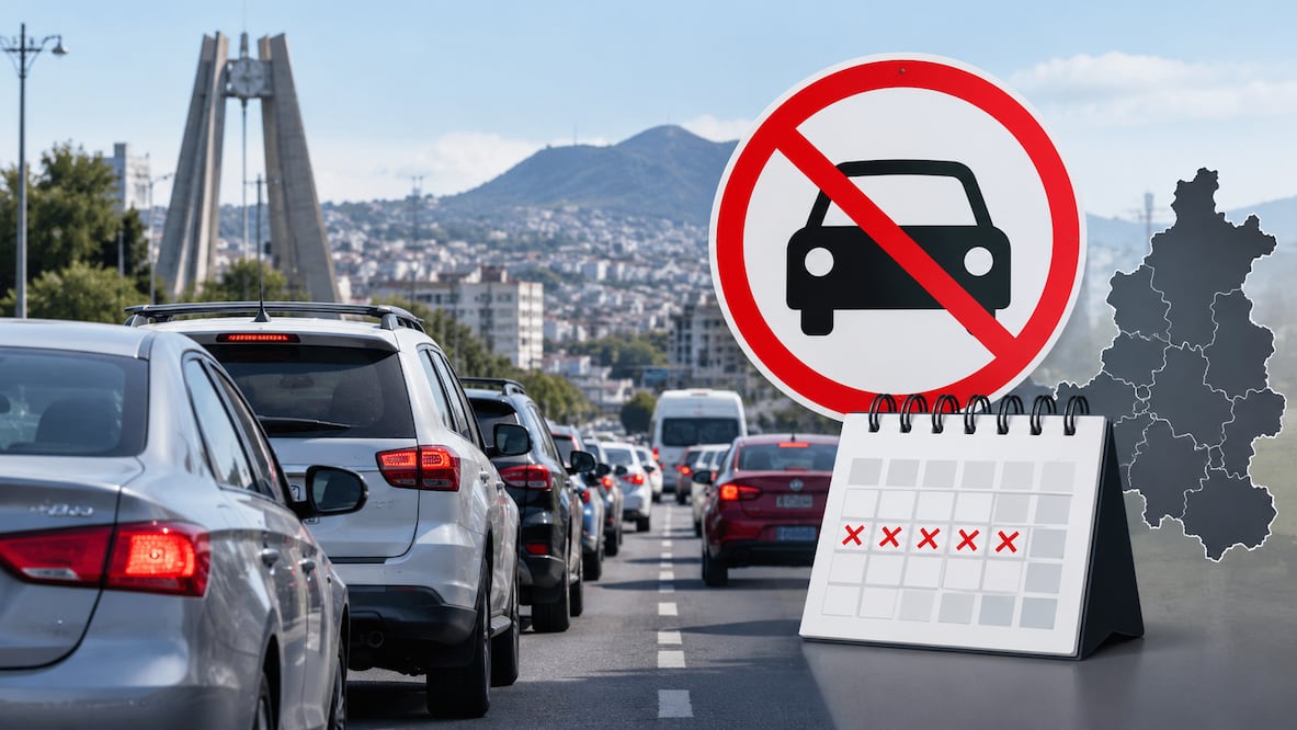 ¿Habrá Hoy No Circula en Pachuca? Imagen generada con IA