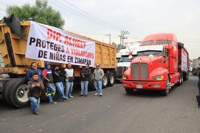 Transportistas de Zimapán se deslindan de bloqueos en Pachuca y Edomex