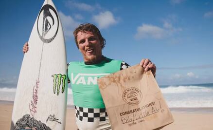 Alan Cleland logra resultado histórico; se quedó con el segundo lugar en el Pipe Masters 