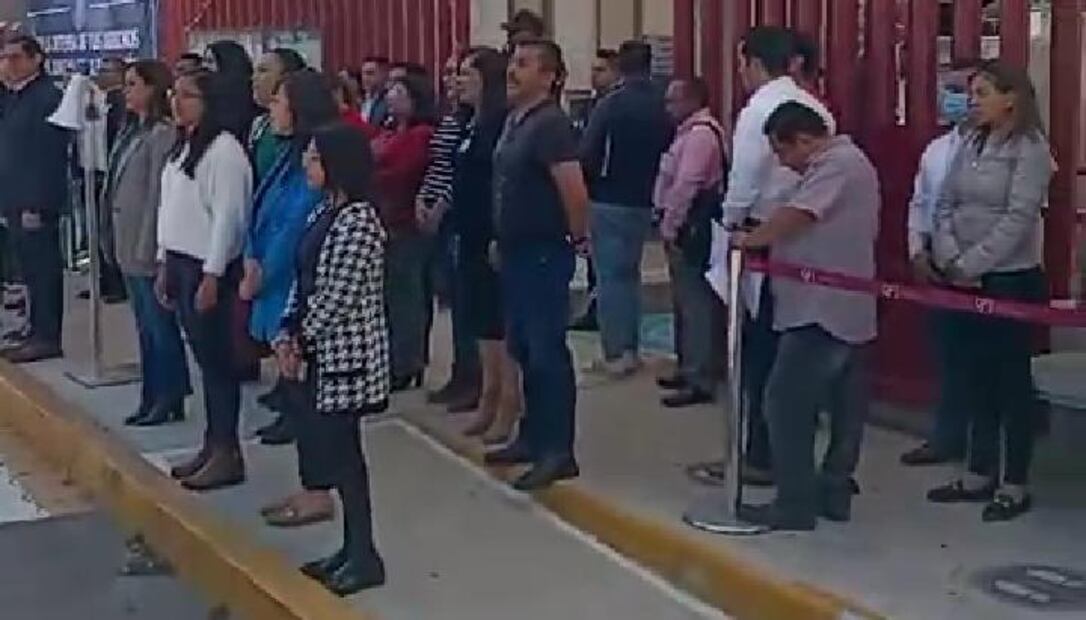 Sindicalizados del Poder Judicial se manifiestan por recorte | Foto: Especial