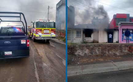 Controlan incendio en inmueble deshabitado del fraccionamiento Renacimiento en Pachuca