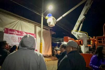 Inicia la colocación de lámparas ahorradoras en Ixmiquilpan