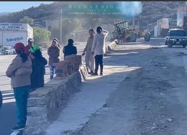 Protesta vecinal paraliza acceso al Corredor Turístico de la Montaña