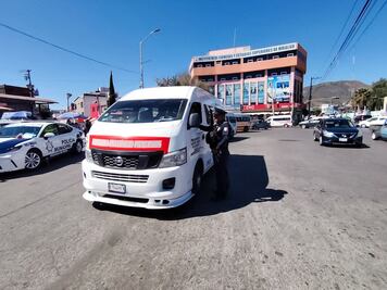 Refuerzan vigilancia en transporte público con el Operativo Transporte Seguro en Pachuca
